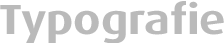 typografie